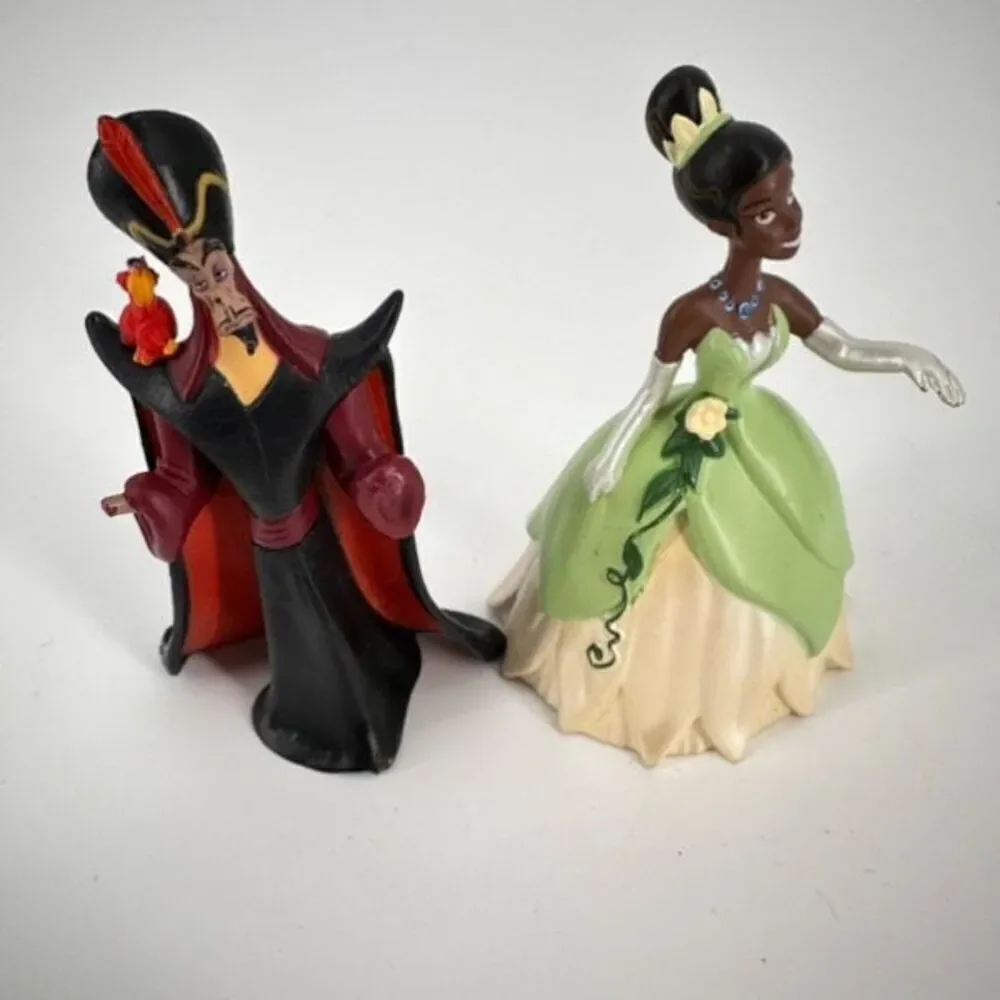 Lot of 10 Disney Beauty and the Beast Toys Cake Topper Action Figures Multicolor